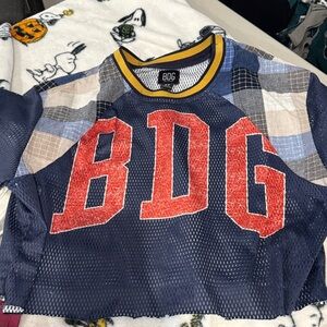 BDG Mesh Jersey - Navy and Red